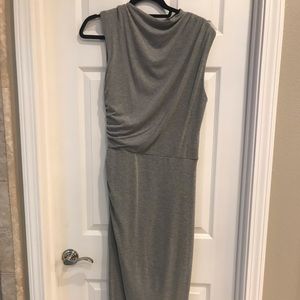 Drape midi dress